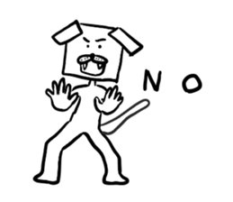 bog square sticker #3876888