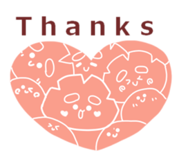 Drooping eyebrows cream-filled roll2 sticker #3877404