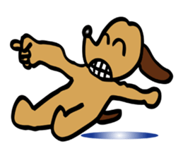 The funky dog 2 sticker #3877974