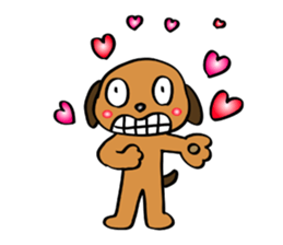 The funky dog 2 sticker #3877983