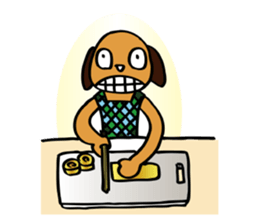 The funky dog 2 sticker #3877991