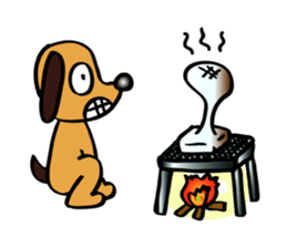 The funky dog 2 sticker #3877992