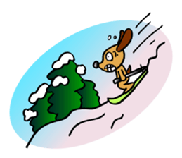 The funky dog 2 sticker #3877997