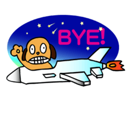 The funky dog 2 sticker #3878001