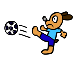 The funky dog 2 sticker #3878004