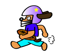 The funky dog 2 sticker #3878006