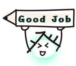 Daily of judicial scrivener "NOBORU-KUN" sticker #3878404