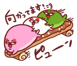 SANSHOKU AZARASHI sticker #3878424