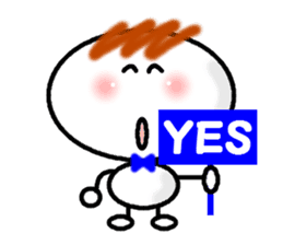 Boy sticker Lettered sticker #3878485