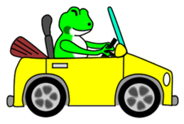 JIN-JIN Frog Life sticker #3878536