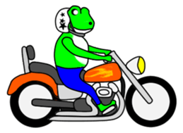 JIN-JIN Frog Life sticker #3878537