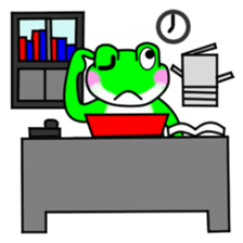 JIN-JIN Frog Life sticker #3878540