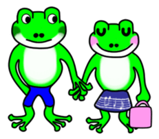 JIN-JIN Frog Life sticker #3878551