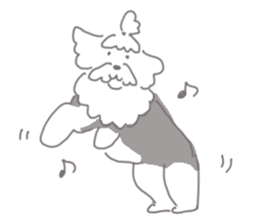 Harry dog sticker #3879055