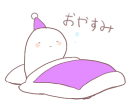 Loose stamp of microorganisms sticker #3879728