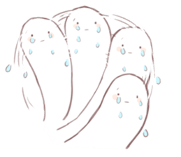 Loose stamp of microorganisms sticker #3879732