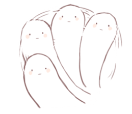 Loose stamp of microorganisms sticker #3879754