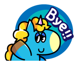 96.'s Sticker:TUNOZAWA-san's BLUE & RED sticker #3879847