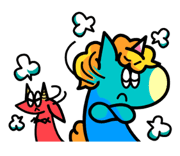 96.'s Sticker:TUNOZAWA-san's BLUE & RED sticker #3879867