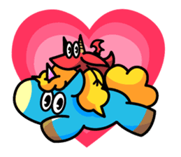 96.'s Sticker:TUNOZAWA-san's BLUE & RED sticker #3879869