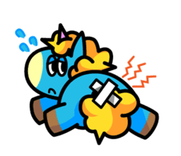 96.'s Sticker:TUNOZAWA-san's BLUE & RED sticker #3879872