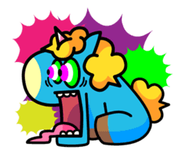 96.'s Sticker:TUNOZAWA-san's BLUE & RED sticker #3879875