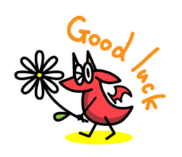 96.'s Sticker:TUNOZAWA-san's BLUE & RED sticker #3879879