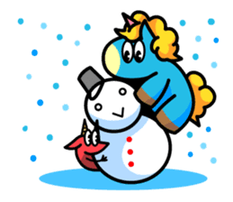 96.'s Sticker:TUNOZAWA-san's BLUE & RED sticker #3879883