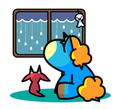 96.'s Sticker:TUNOZAWA-san's BLUE & RED sticker #3879885
