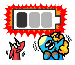 96.'s Sticker:TUNOZAWA-san's BLUE & RED sticker #3879886