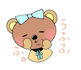 Kuma-ko and Kuma-mi sticker #3880018