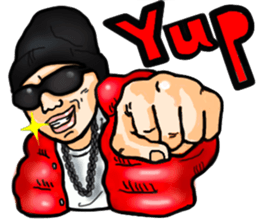 Hip-Hop Yo-Men sticker #3881356