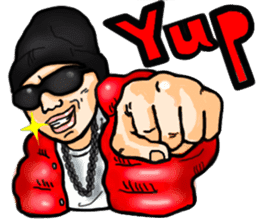 Hip-Hop Yo-Men sticker #3881356
