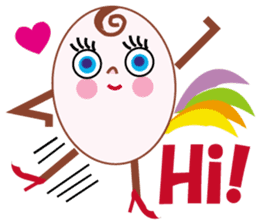 Kawaii eggs sticker #3881727
