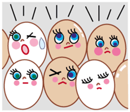 Kawaii eggs sticker #3881753