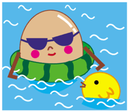 Kawaii eggs sticker #3881762
