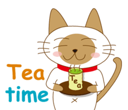 "siamta" of siamese cat (English ver.) sticker #3882936