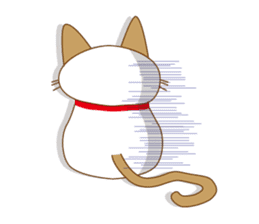 "siamta" of siamese cat (English ver.) sticker #3882952