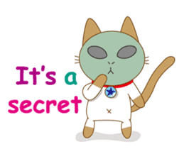 "siamta" of siamese cat (English ver.) sticker #3882957