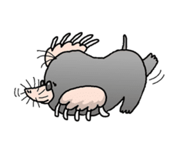 Underground animal is busy sticker #3883319