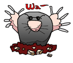 Underground animal is busy sticker #3883324