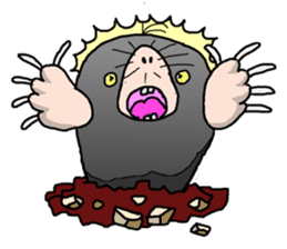 Underground animal is busy sticker #3883329