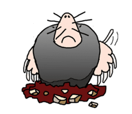 Underground animal is busy sticker #3883331