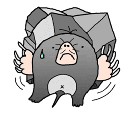 Underground animal is busy sticker #3883339