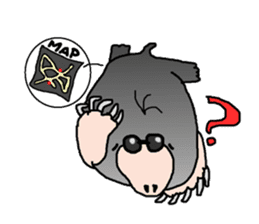 Underground animal is busy sticker #3883345