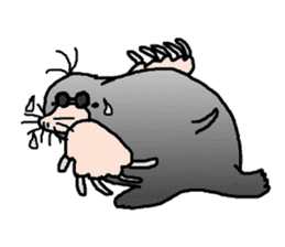 Underground animal is busy sticker #3883348