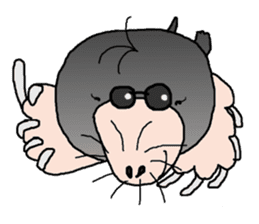 Underground animal is busy sticker #3883350