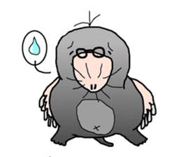 Underground animal is busy sticker #3883353