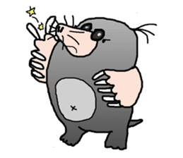 Underground animal is busy sticker #3883356