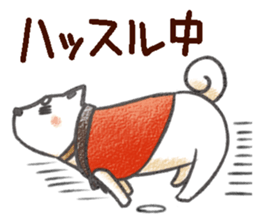 Sticker of nursing of an old dog sticker #3883607